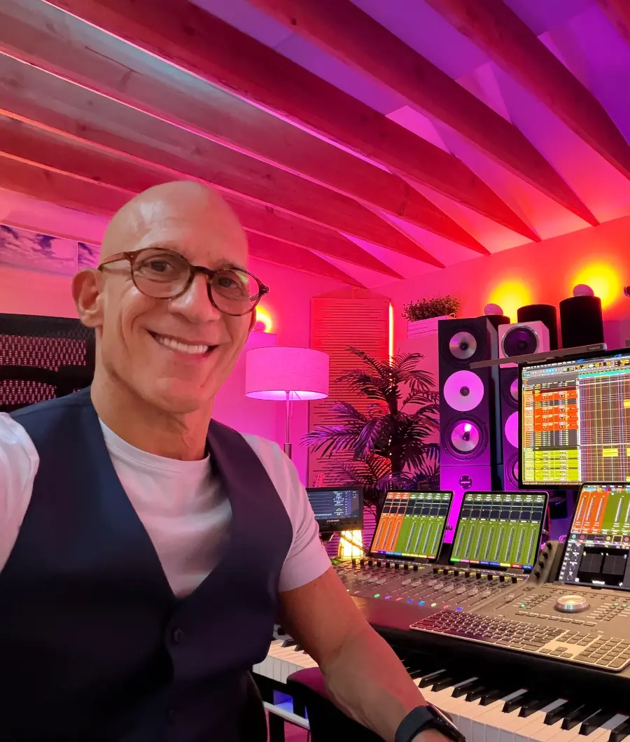 Dean Landon in his studio
